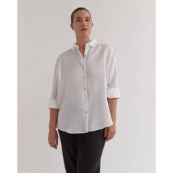 Assembly Label Xander Long Sleeve Shirt - White Assembly Label