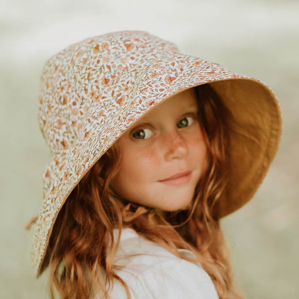 Bedhead Sightseer Girls Wide-Brimmed Sun Hat - Mary/Maize Bedhead