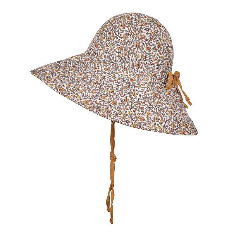 Bedhead Sightseer Girls Wide-Brimmed Sun Hat - Mary/Maize