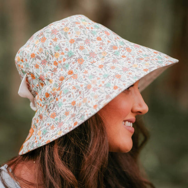 Bedhead Vacationer Reversible Ladies Sun Hat - Faith/Flax Bedhead