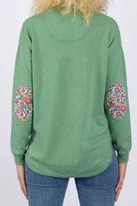 Bow & Arrow Swing Jumper With Patches - Mint Green Bow & Arrow