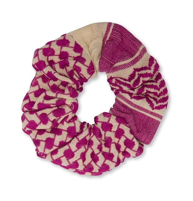 Summery Copenhagen Vanessa Scrunchie - Birch & Fuschia Summery Copenhagen