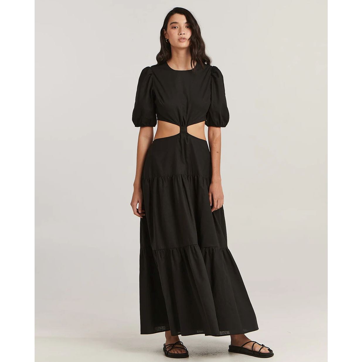 Charlie Holiday Paige Maxi Dress - Black Charlie Holiday