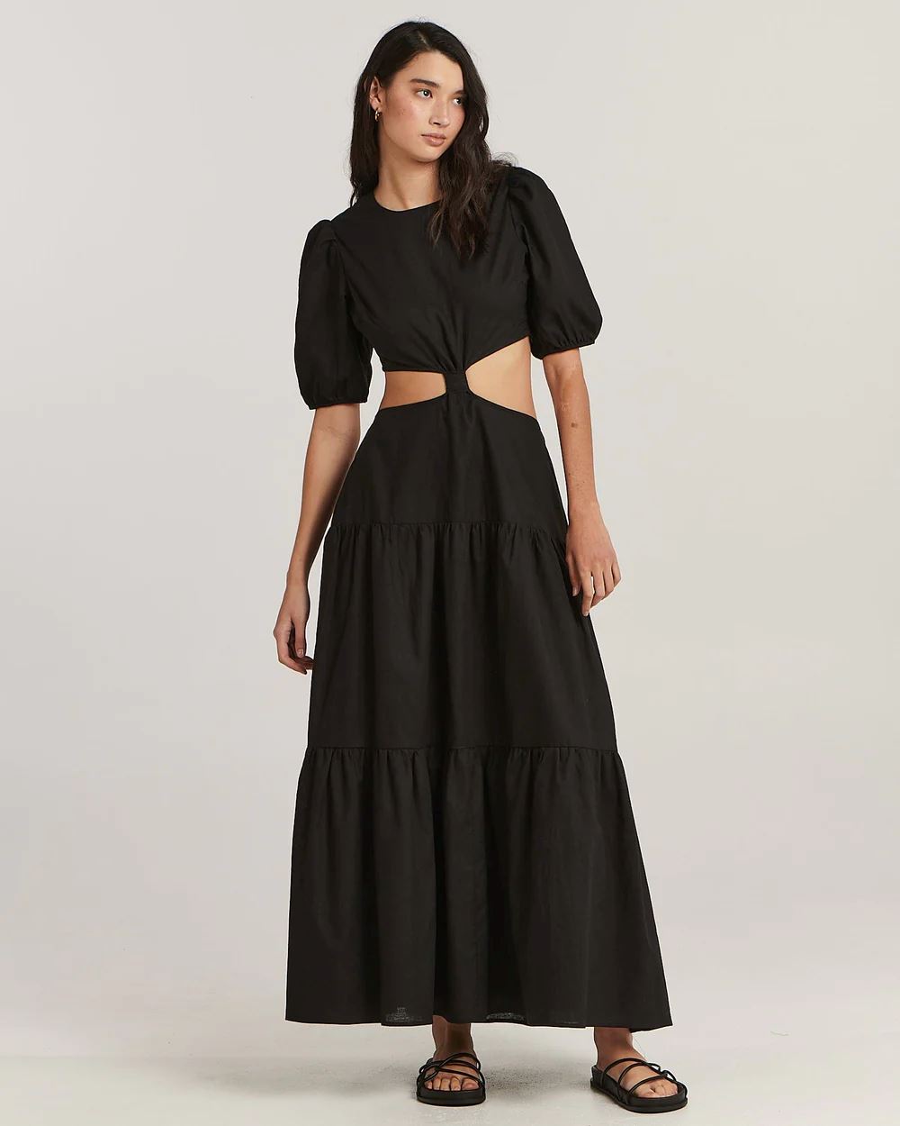 Charlie Holiday Paige Maxi Dress - Black Charlie Holiday