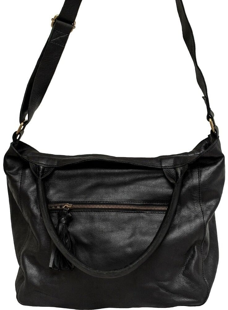 Empire of Bees Leather Sigourney Handbag Black Empire of Bees