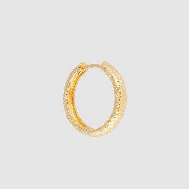 Fairley Antique Gold Maxi Hoop Earrings Fairley