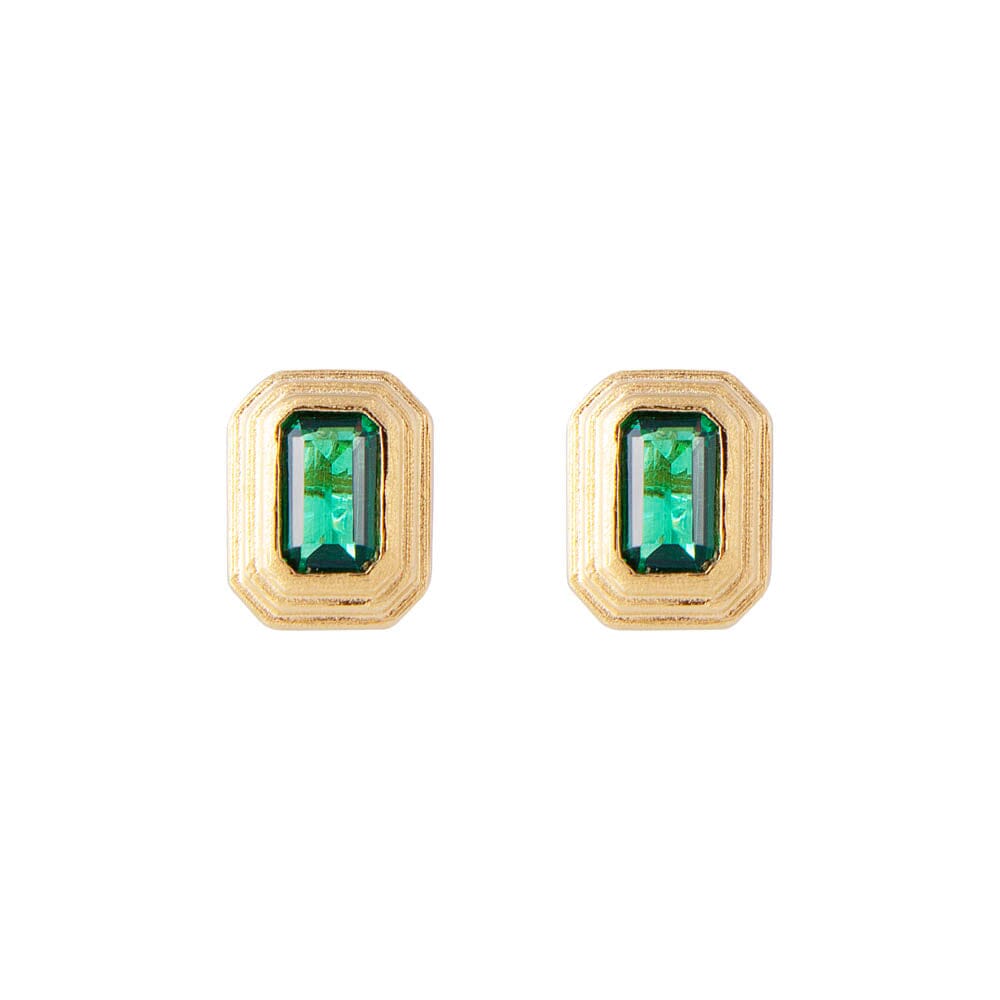 Fairley Barcelona Deco Studs - Gold Fairley