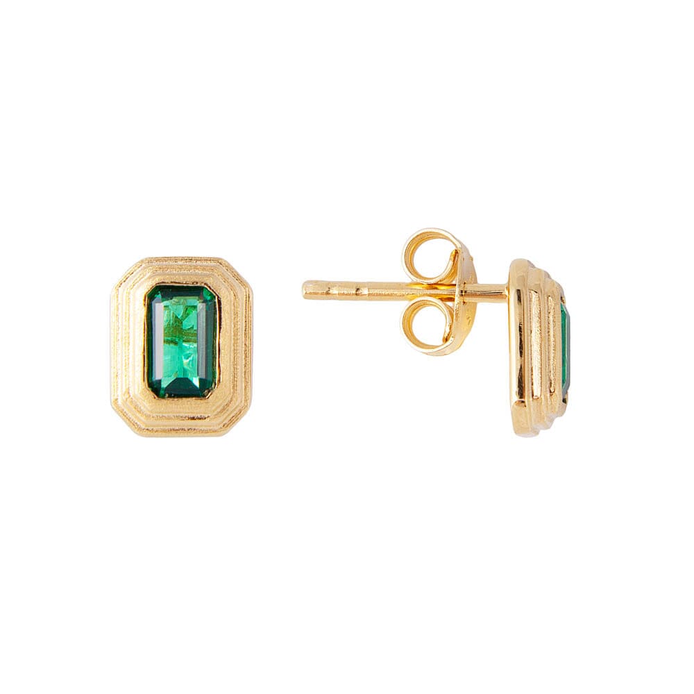 Fairley Barcelona Deco Studs - Gold Fairley