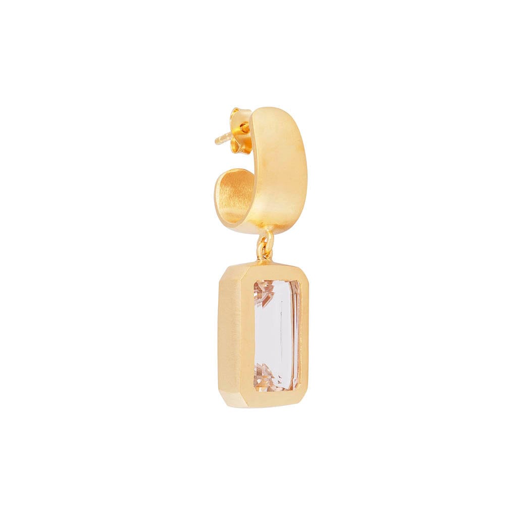 Fairley Crystal Cocktail Earrings - Gold Fairley