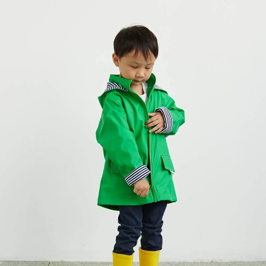 French Soda Kids Raincoat - Green French Soda