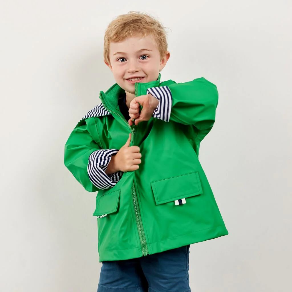 French Soda Kids Raincoat - Green French Soda