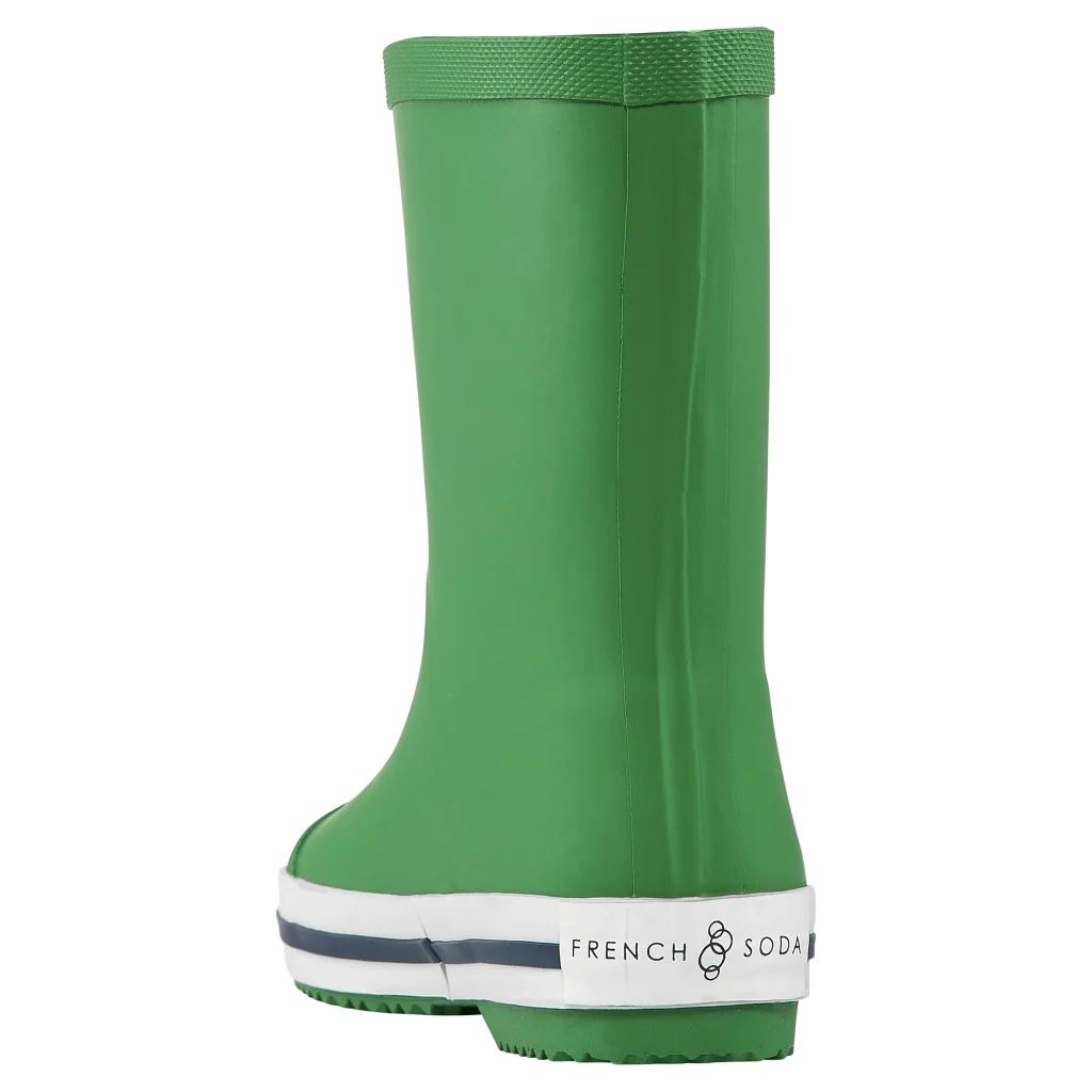 French Soda Kids Rubber Gumboot - Green French Soda