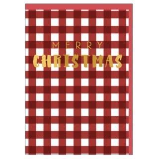 Gingham Christmas Card Candlebark Creations