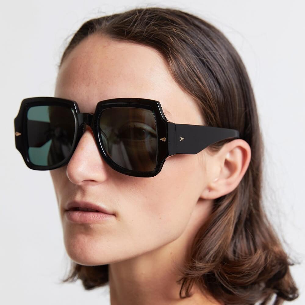 Karen Walker Ultra Vulture Sunglasses - Black Karen Walker