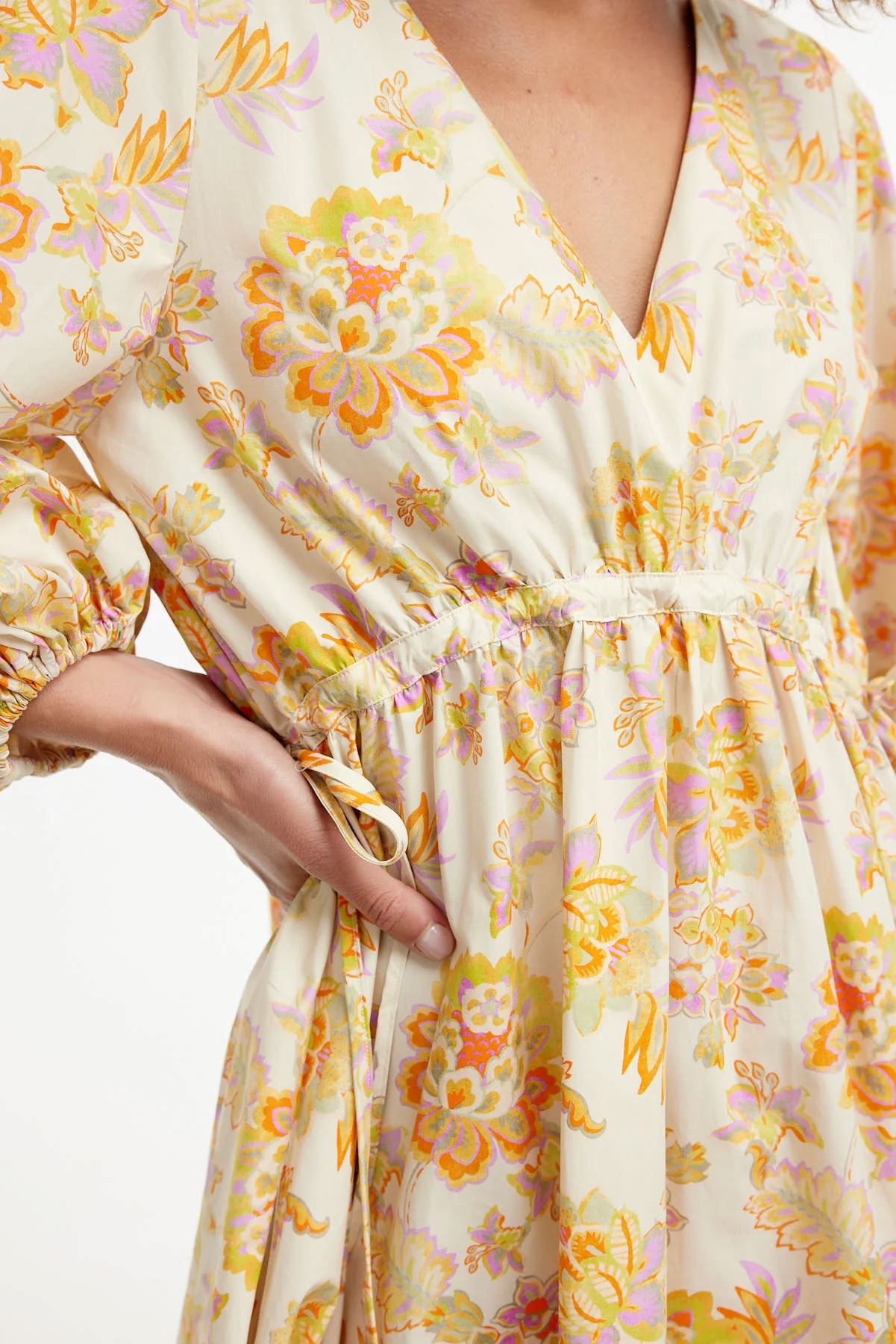 Kinney Bowie Dress - Neon Floral Kinney