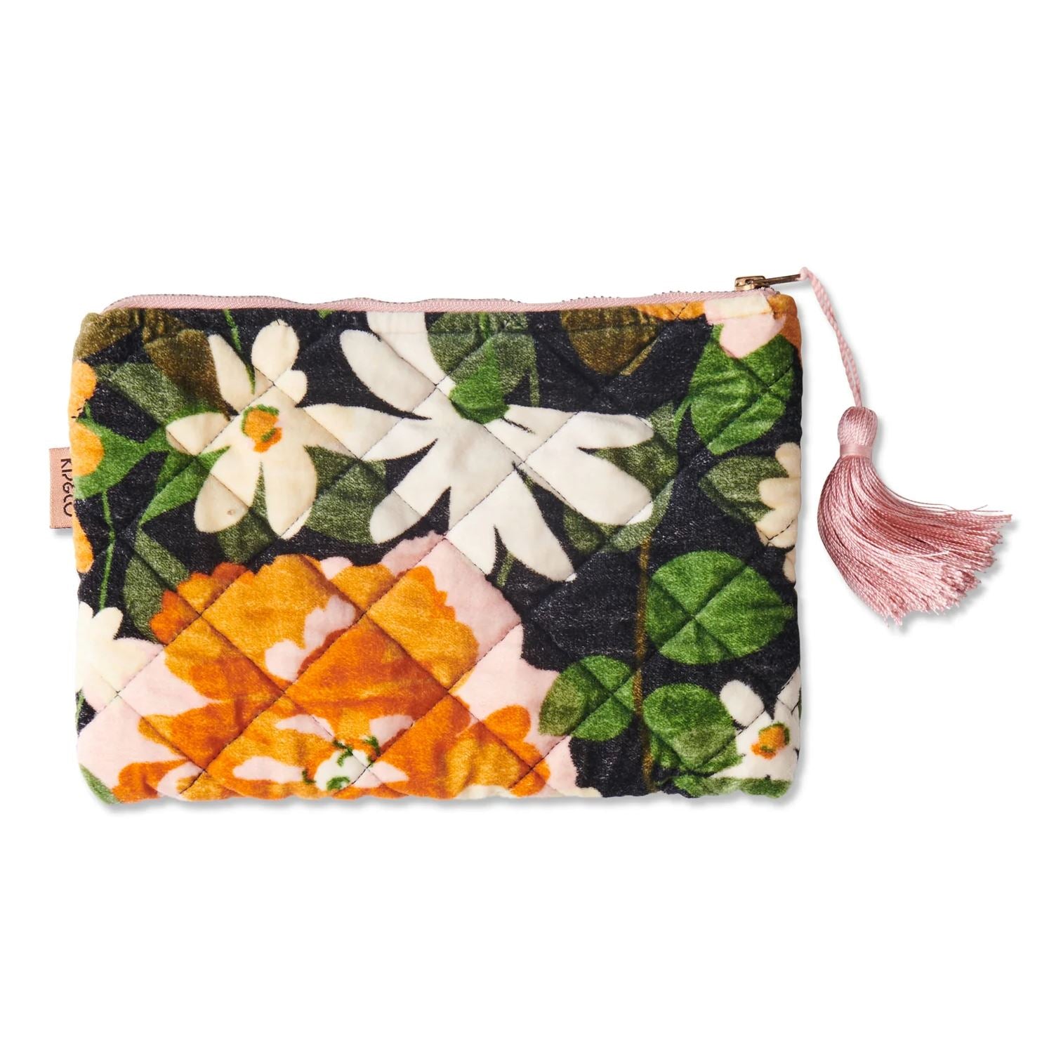 Kip & Co Dreamy Floral Velvet Cosmetics Purse Kip & Co