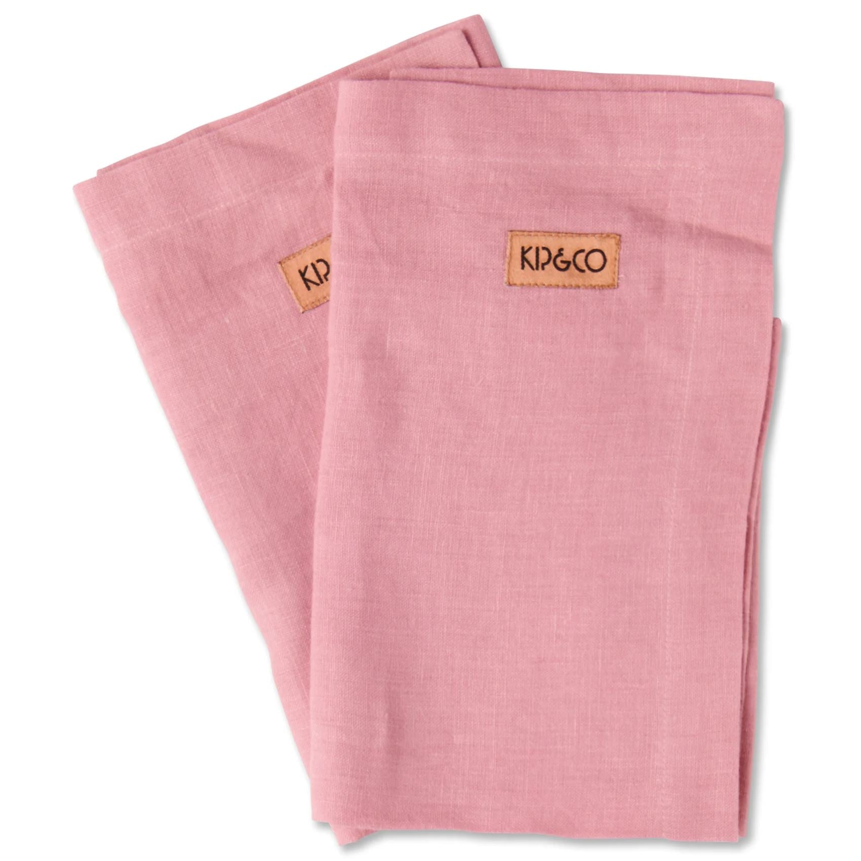 Kip & Co Peony Linen 4pc Napkin Set Kip & Co