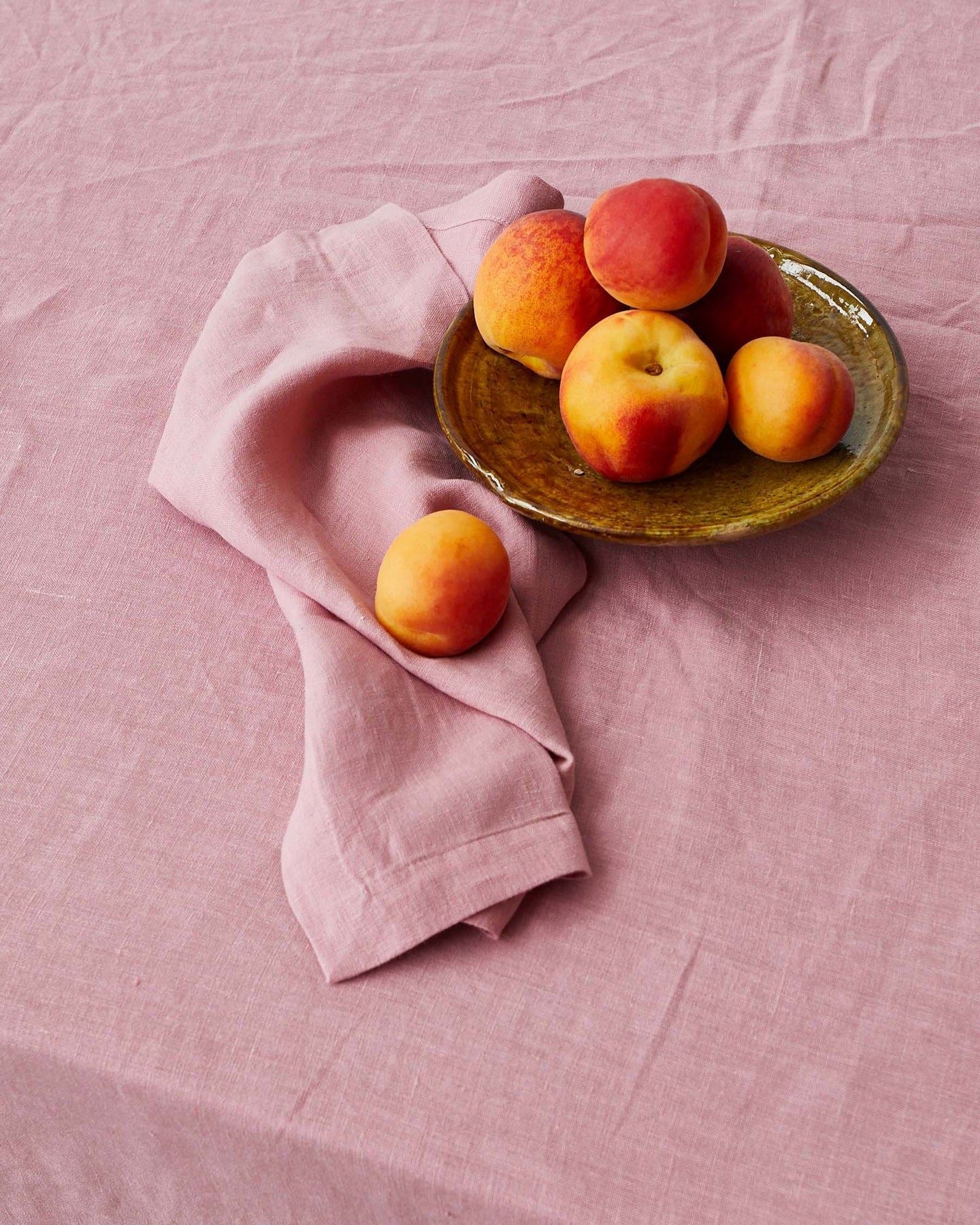 Kip & Co Peony Linen 4pc Napkin Set Kip & Co