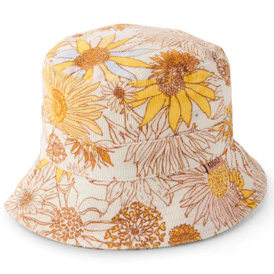 Kip & Co Sunflower Happy Corduroy Kids Bucket Hat Kip & Co