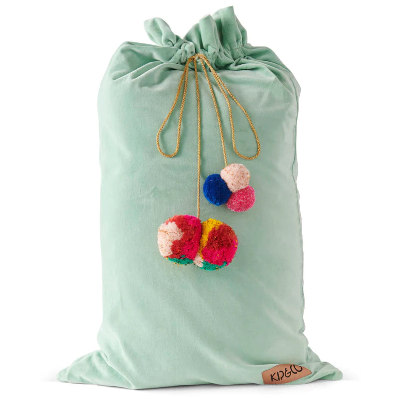 Kip & Co Velvet Santa Sack - Sweet Pea Kip & Co