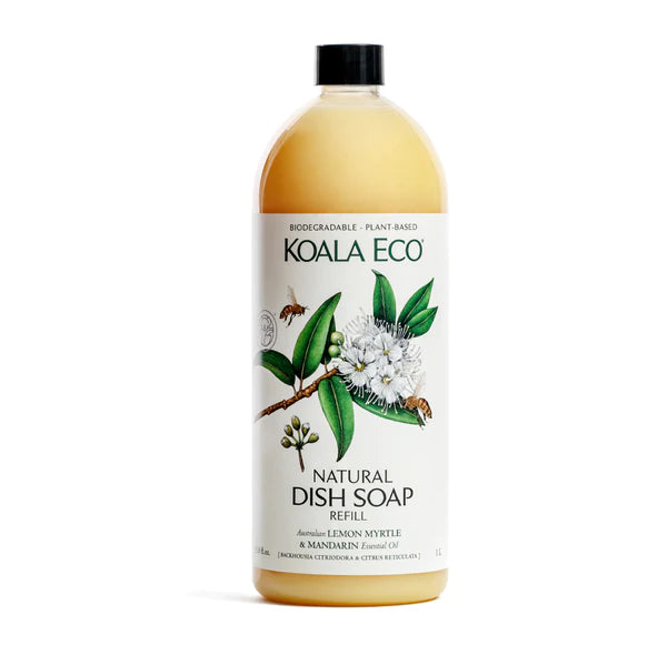 Koala Eco Natural Dish Soap Refill - Lemon Myrtle and Mandarin Koala Eco