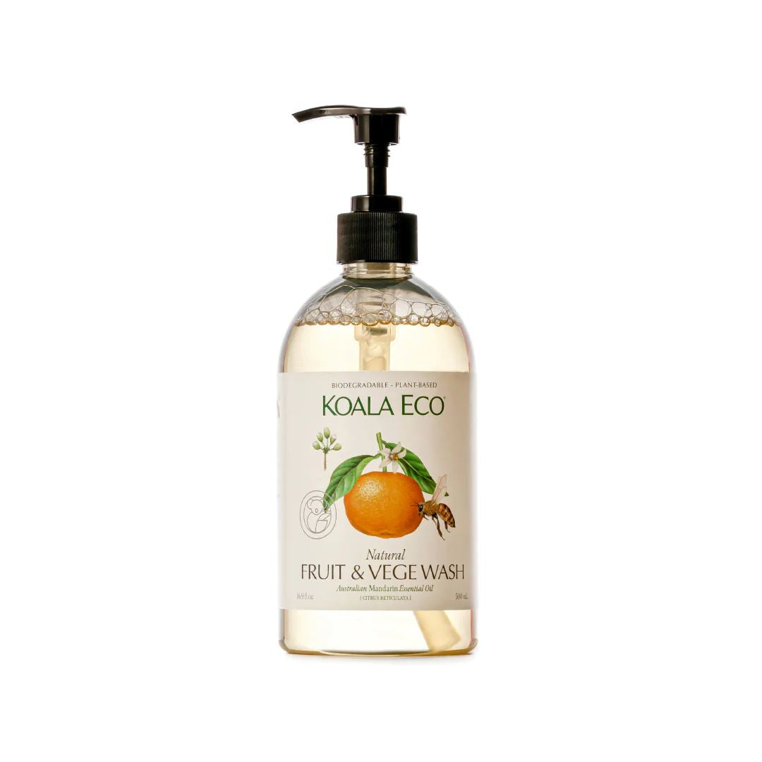 Koala Eco Natural Fruit & Vege Wash - Australian Mandarin Essential Oil Koala Eco