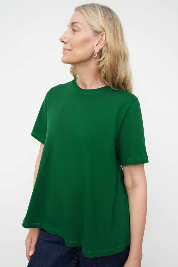 Kowtow Classic A-Line Tee - Evergreen Kowtow