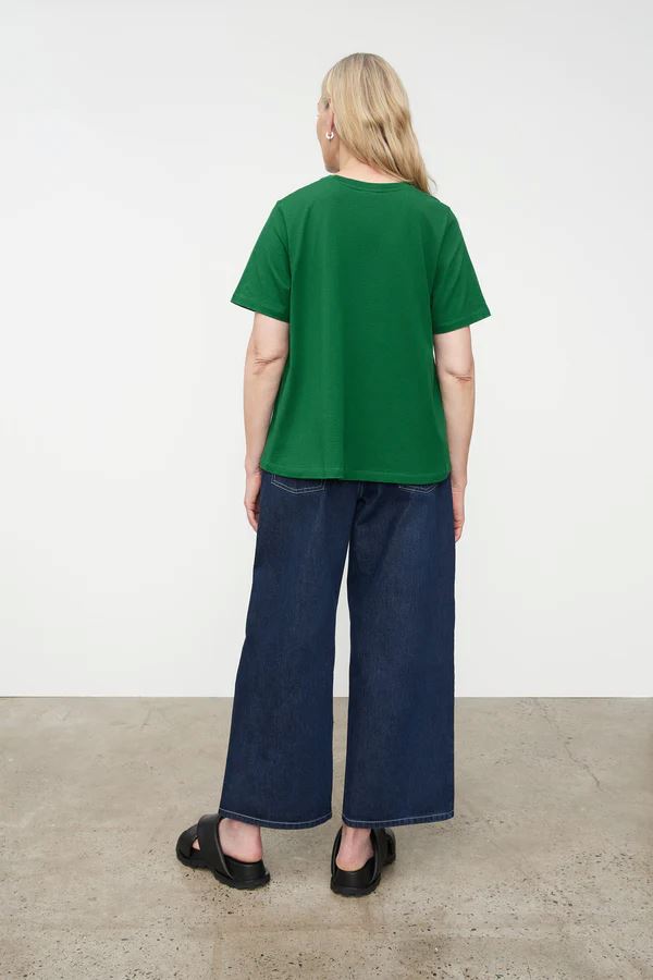 Kowtow Classic A-Line Tee - Evergreen Kowtow