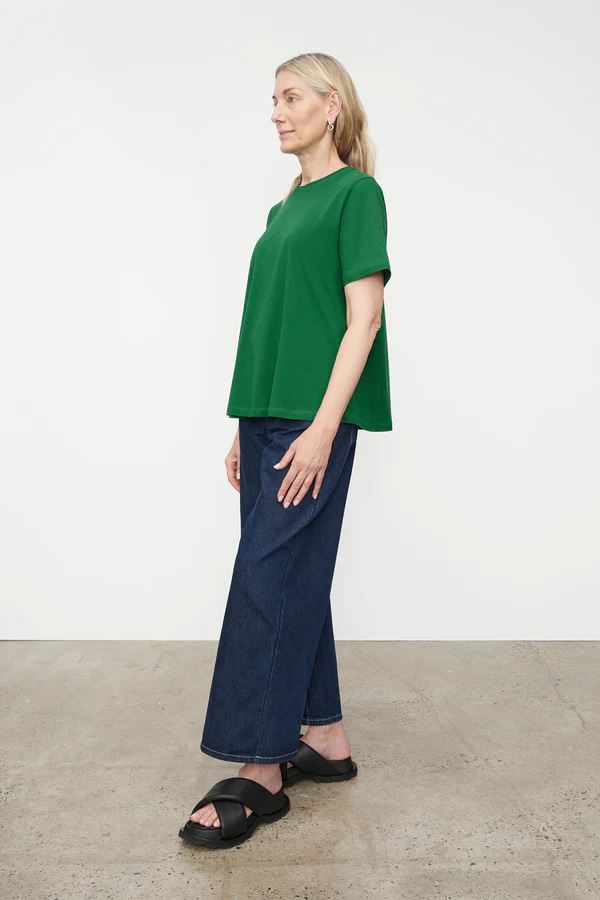 Kowtow Classic A-Line Tee - Evergreen Kowtow