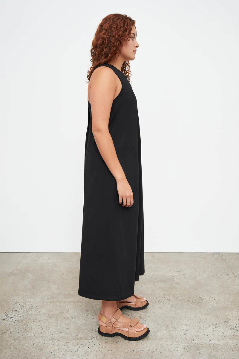 Kowtow Cross Back Dress - Black Kowtow