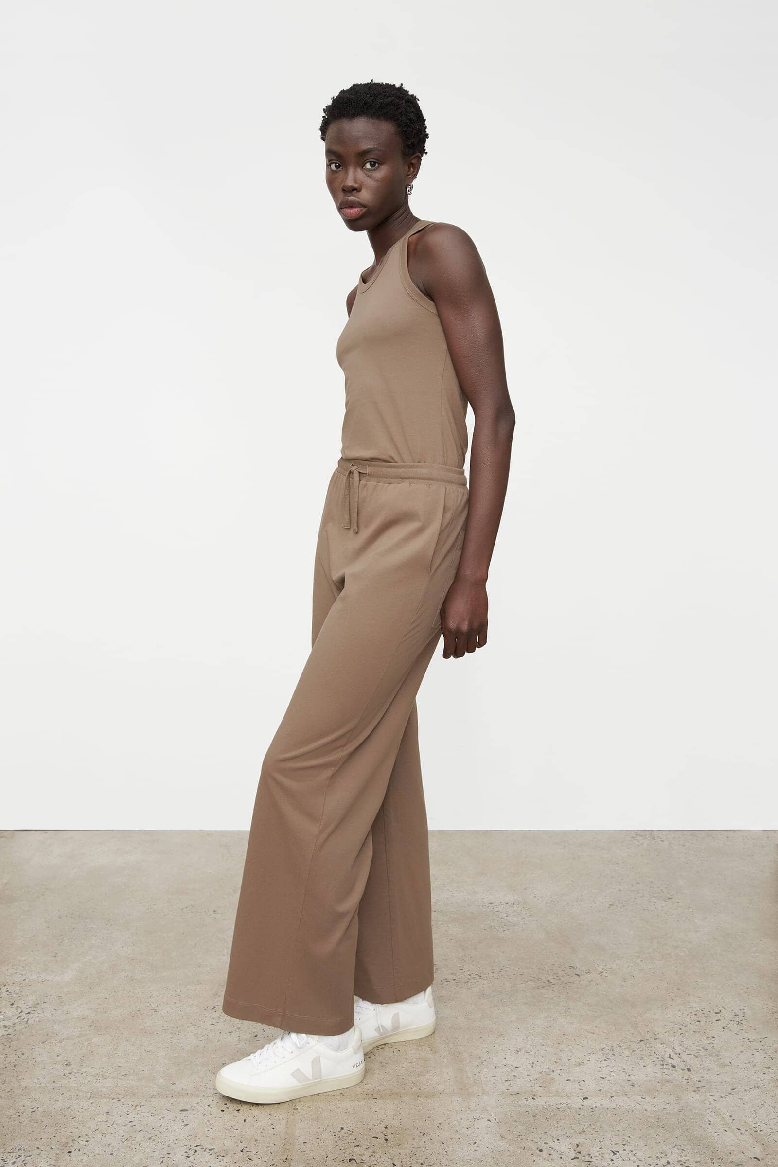 Kowtow Drawcord Pants - Taupe Kowtow