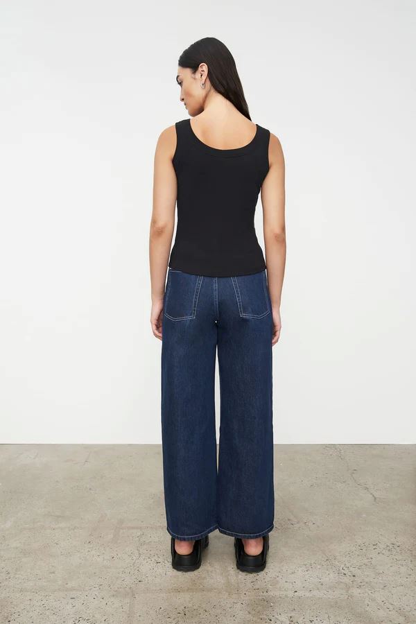 Kowtow Everyday Singlet - Black Kowtow