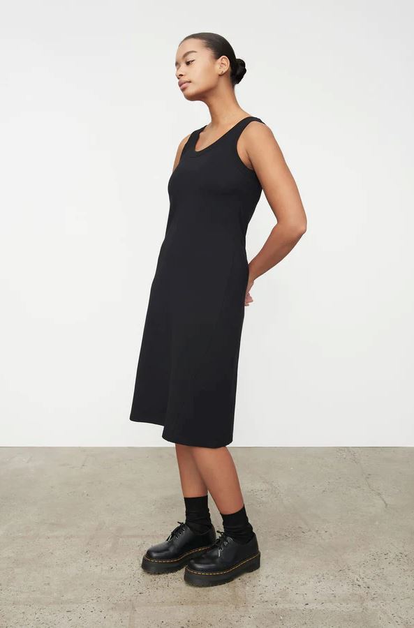 Kowtow Everyday Singlet Dress - Black Kowtow