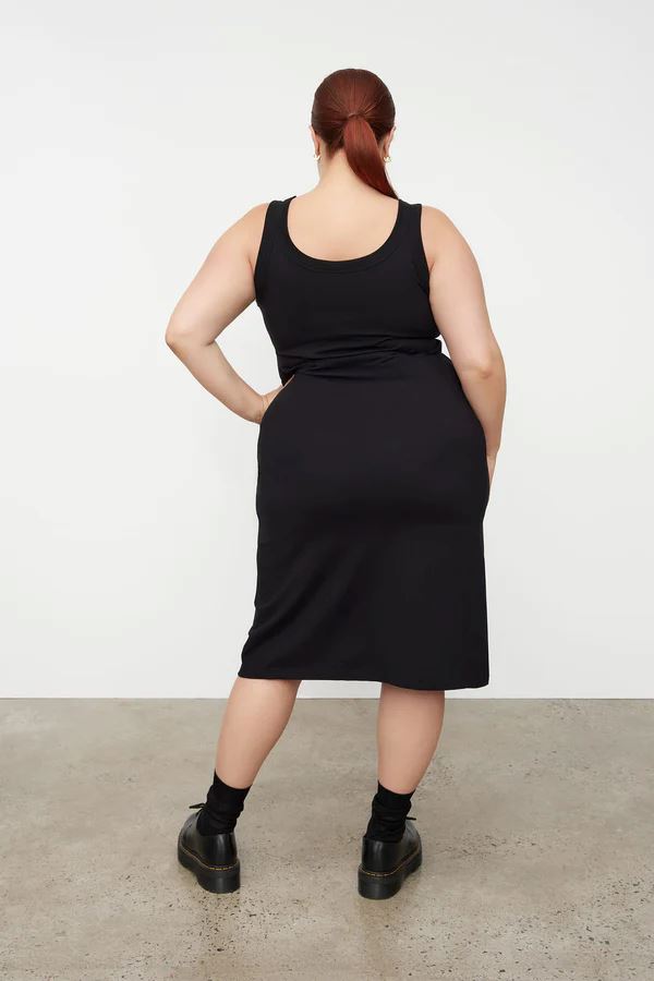 Kowtow Everyday Singlet Dress - Black Kowtow