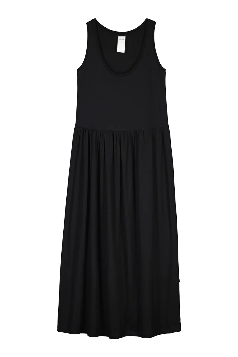 Kowtow Gather Singlet Dress - Black Kowtow