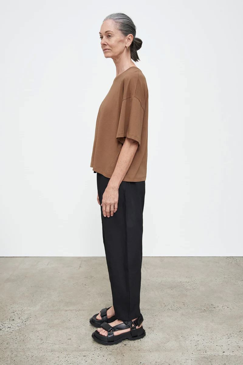 Kowtow Light Boxy Tee - Earth Kowtow