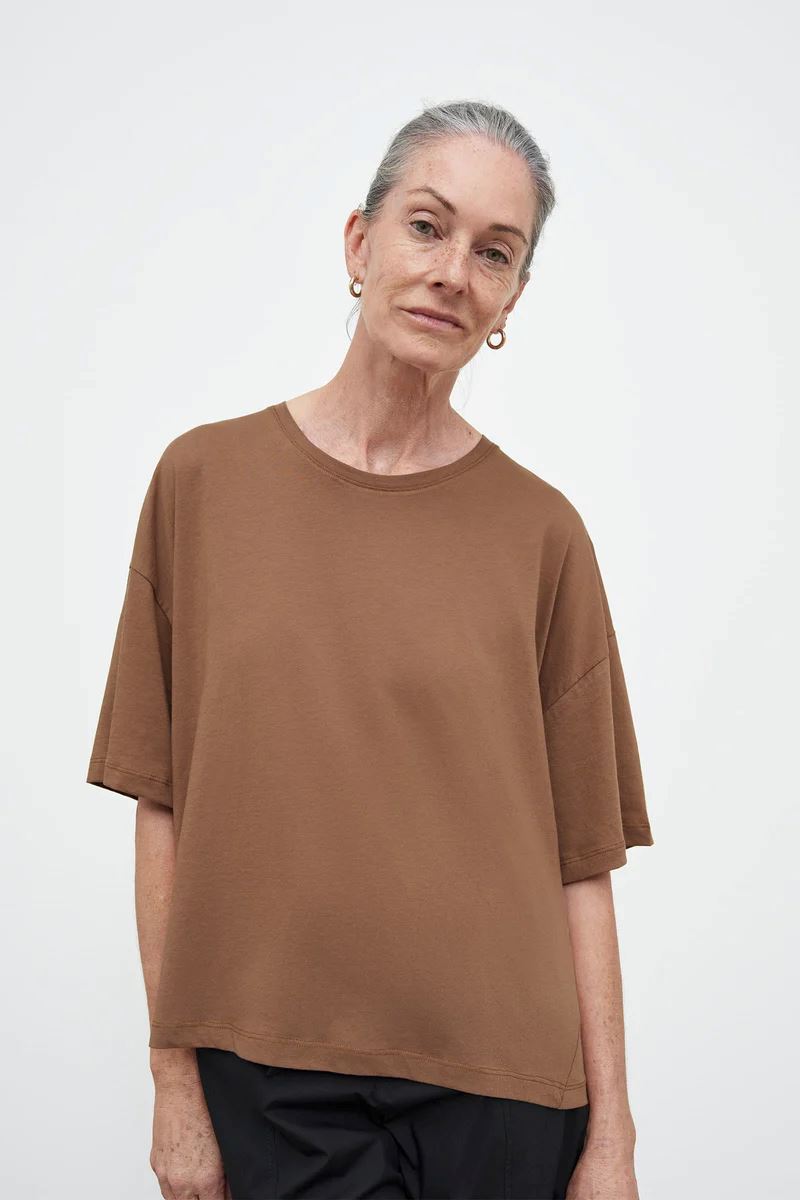 Kowtow Light Boxy Tee - Earth Kowtow