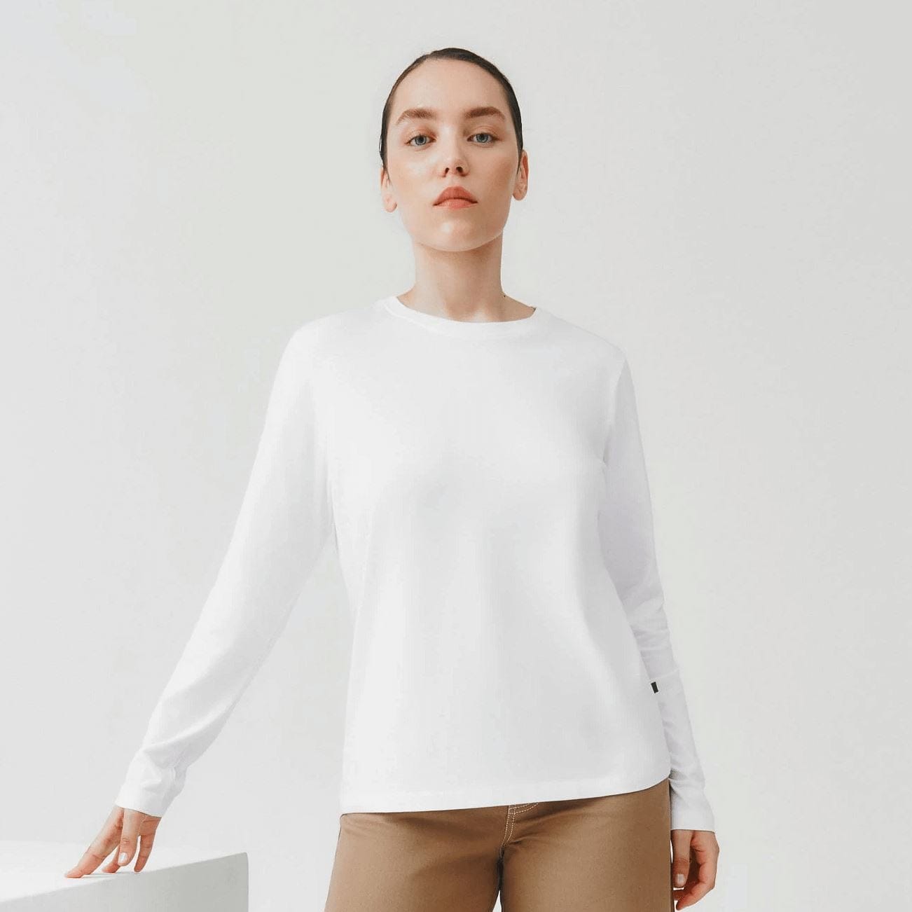 Kowtow Long Sleeve Top - White Kowtow