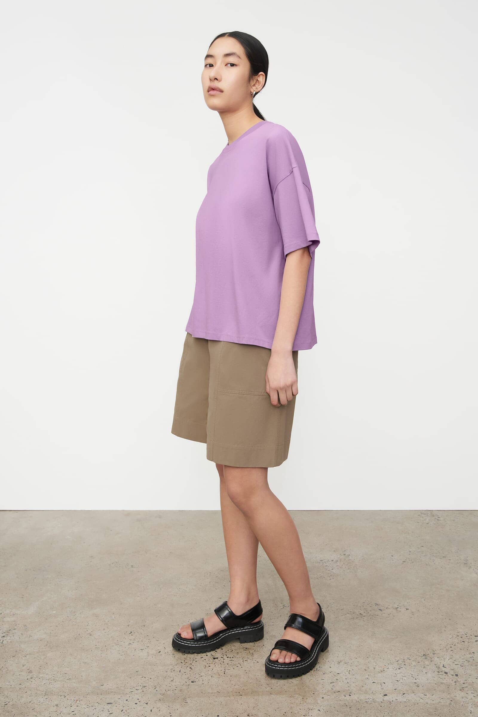 Kowtow Oversized Boxy Tee - Lavender Kowtow