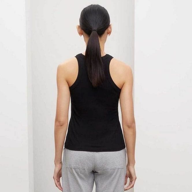 Kowtow Racer Back Singlet - Black Kowtow