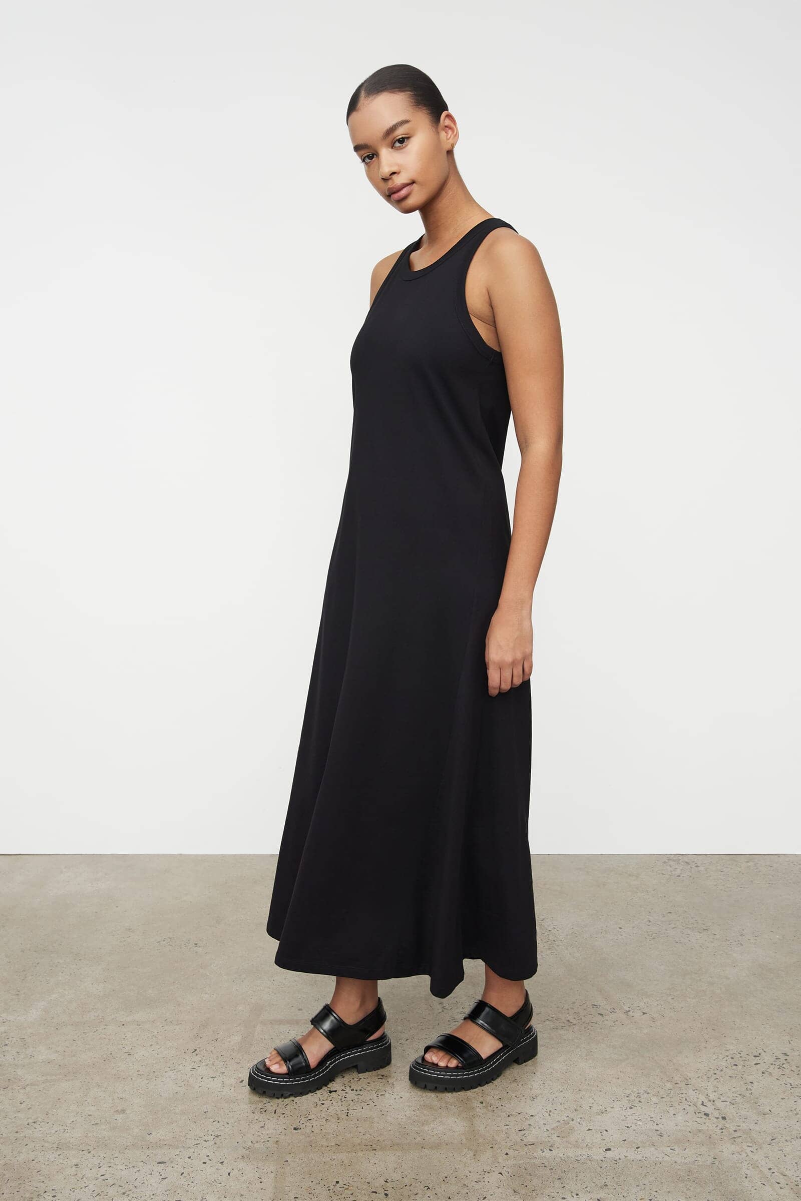 Kowtow Racerback Dress - Black Kowtow