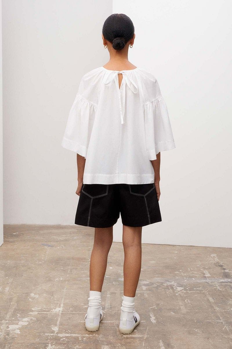 Kowtow Sail Blouse - White Kowtow