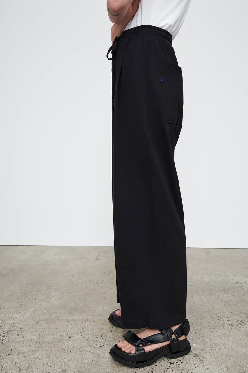 Kowtow Wide Leg Pant - Black Kowtow