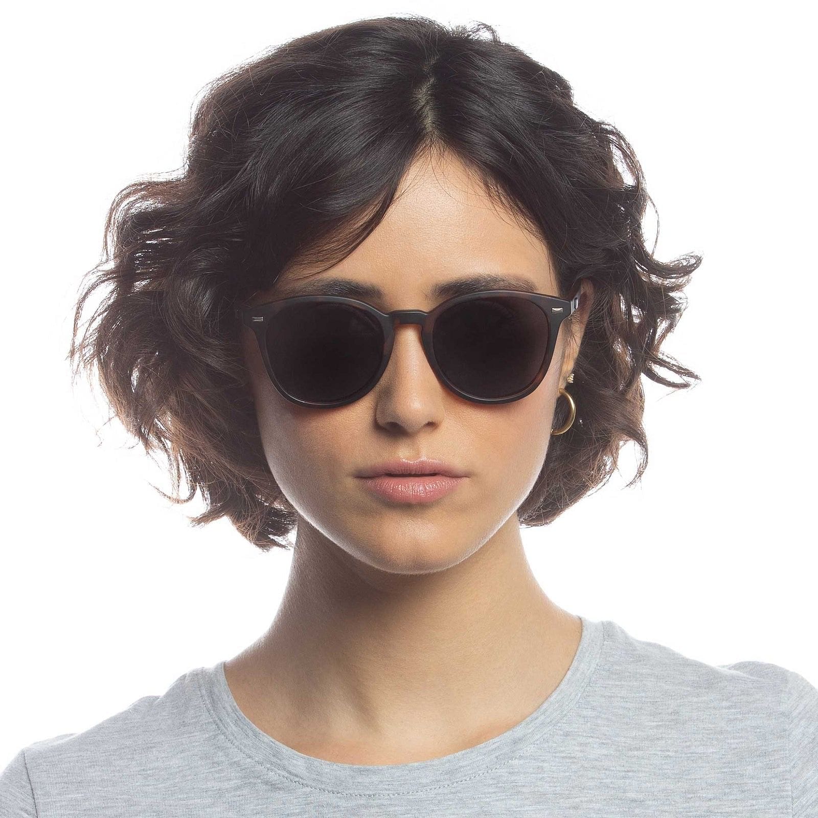 Le Specs Unisex Bandwagon Polarised Sunglasses - Matte Tort Le Specs