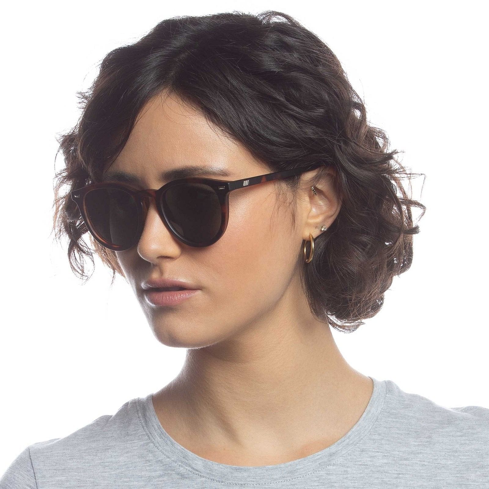 Le Specs Unisex Fire Starter Polarised Sunglasses - Matte Tort Le Specs