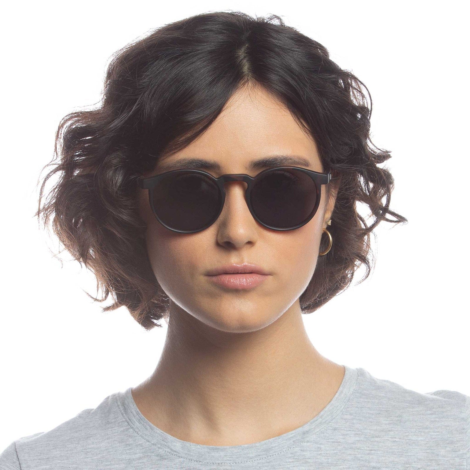 Le Specs Unisex Teen Spirit Deux Polarised Sunglasses - Matte Tort Le Specs