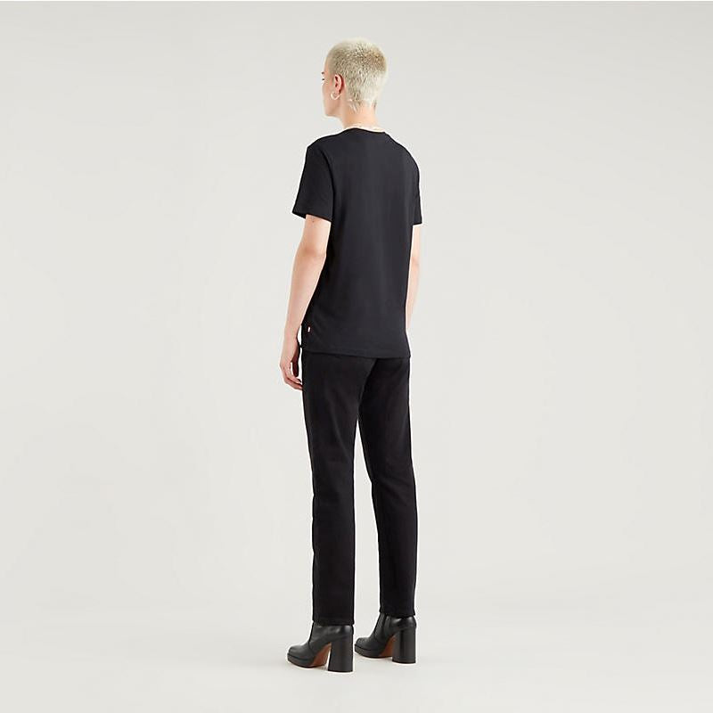 Levi's 501 Original Cropped Jeans - Black Sprout Levi's