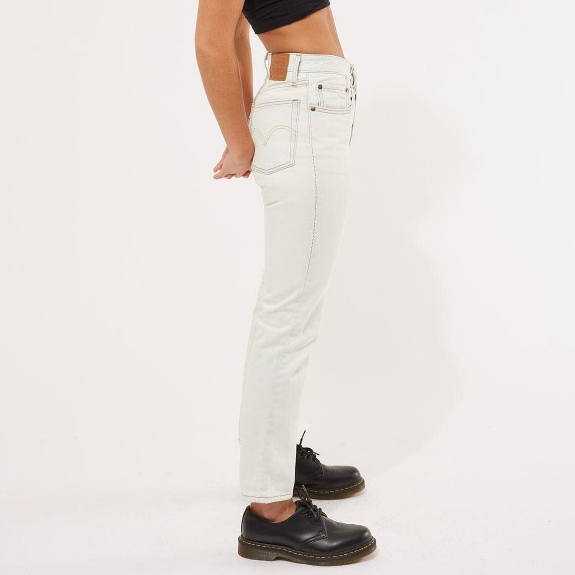 Levi's 501 Original Cropped Jeans - Glacier Bay Levi's