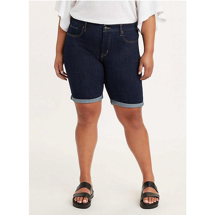 Levi's Plus Size Classic Bermuda Short - Lapis Royal Rinse Levi's