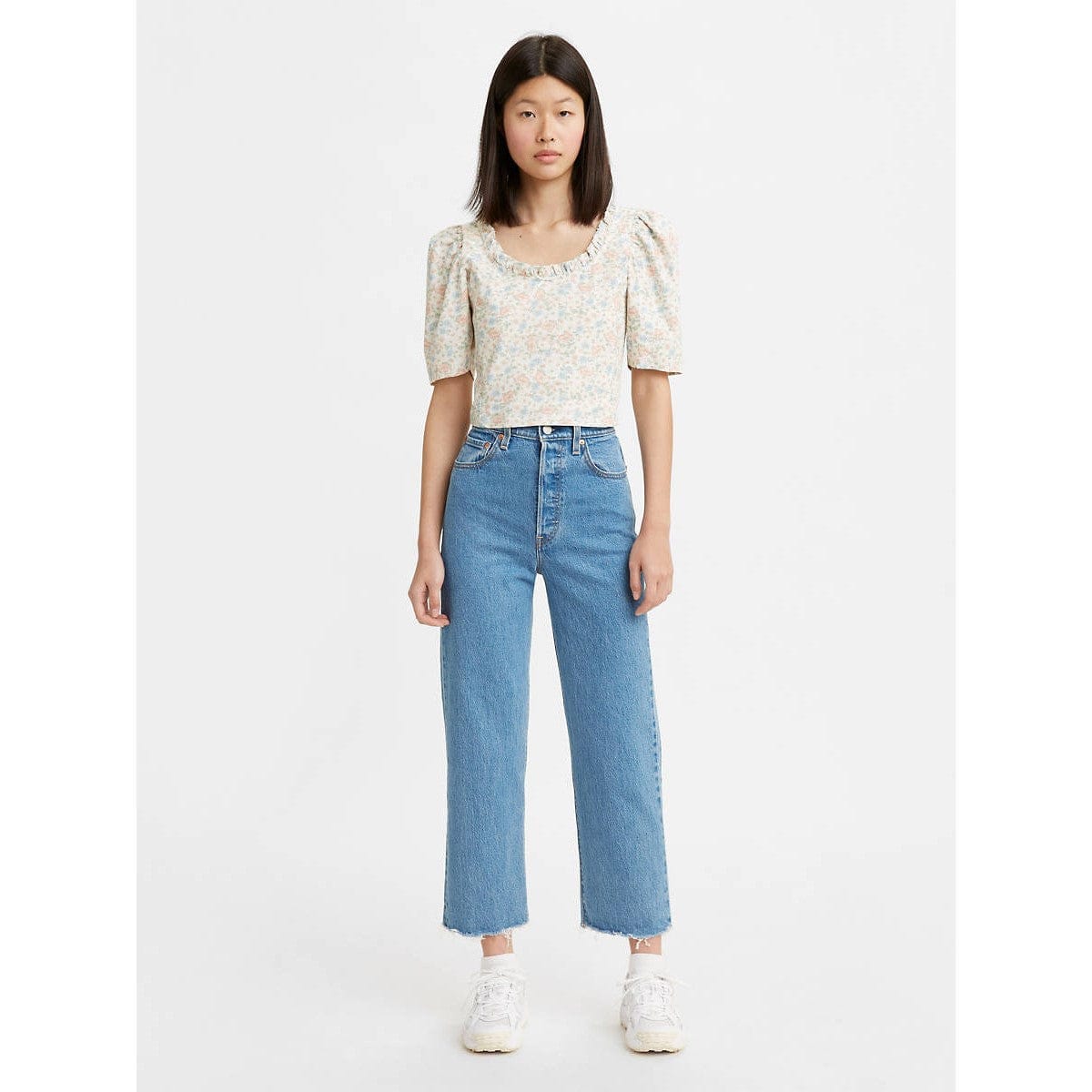 Levi's Ribcage Straight Ankle Jeans - Jazz Wave Levi's